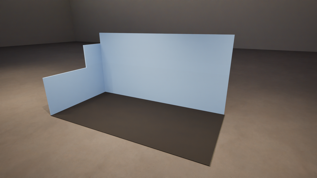 Medium stand, by Wall (6x3m)