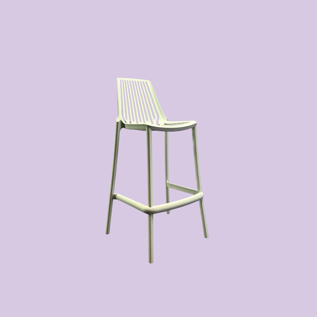 Bar stool Line - White