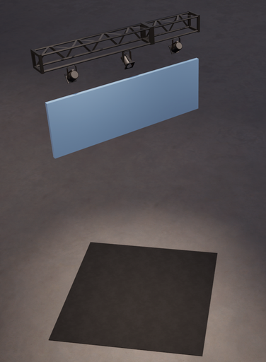 [2131] Light truss 3m, including banners